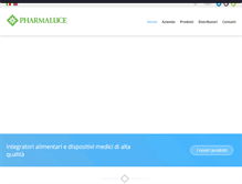 Tablet Screenshot of pharmaluce.com